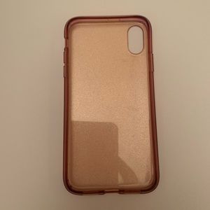 Pink glitter phone case XR